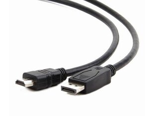 GEMBIRD Kaabel DISPLAYPORT M -> HDMI M 1M hind ja info | Juhtmed ja kaablid | hansapost.ee