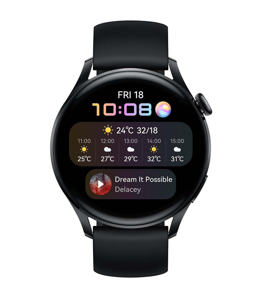 Huawei Watch 3 Active Black цена и информация | Nutikellad, laste nutikellad | hansapost.ee