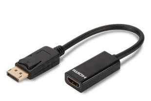 Assmann, DP/HDMI, 0.15 м цена и информация | Адаптеры, USB-разветвители | hansapost.ee