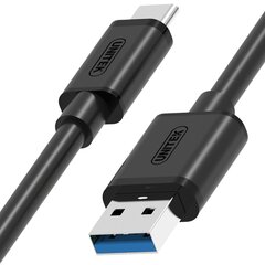 Unitek Y-C474BK, USB-C, 1 м цена и информация | Кабели и провода | hansapost.ee