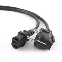 Gembird PC-186 PSU Cable 1.8м Black цена и информация | Кабели и провода | hansapost.ee