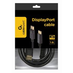 Кабель Gembird DisplayPort 1,8 м цена и информация | Cablexpert Бытовая техника и электроника | hansapost.ee