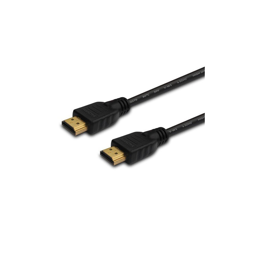 Kaabel Elmak HDMI - HDMI 1m (SAVIO CL-37) цена и информация | Juhtmed ja kaablid | hansapost.ee