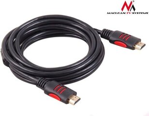 Кабель HDMI Maclean MCTV-813, 3 м цена и информация | Maclean Бытовая техника и электроника | hansapost.ee