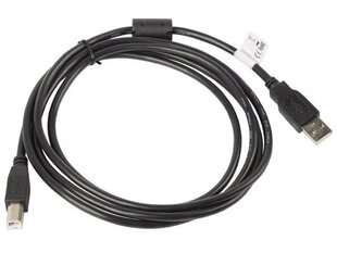 Кабель Lanberg, USB 2.0 / A-B, 1.8 м цена и информация | Кабели и провода | hansapost.ee