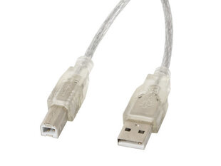 Printerikaabel Lanberg USB-A (M) -> USB-B (M) 2.0, 1.8 m цена и информация | Кабели и провода | hansapost.ee