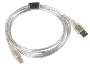 Printerikaabel Lanberg USB-A (M) -> USB-B (M) 2.0, 1.8 m hind ja info | Juhtmed ja kaablid | hansapost.ee