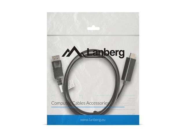 Lanberg CA-DPHD-10CC-0010-BK цена и информация | Juhtmed ja kaablid | hansapost.ee
