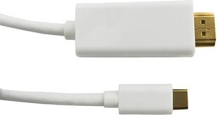 Кабель Qoltec 50414 USB/HDMI AM, 3,1 см цена и информация | Qoltec Телевизоры и аксессуары | hansapost.ee