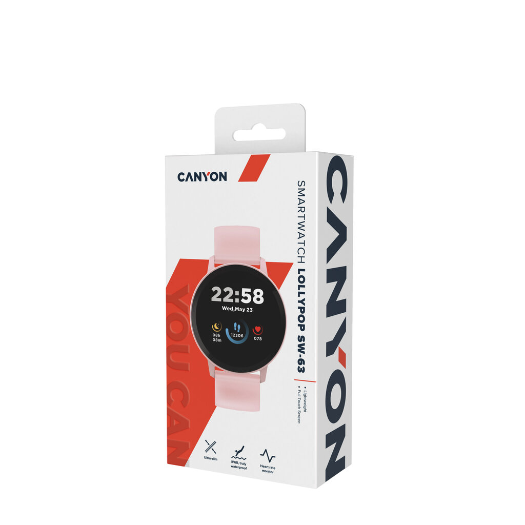 Canyon Lollypop SW-63 Pink price and information | Nutikellad, laste nutikellad | hansapost.ee