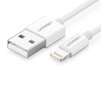 Ugreen USB – Lightning MFI kaabel 1m 2,4A valge (20728) цена и информация | Mobiiltelefonide kaablid | hansapost.ee