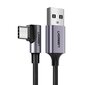 Ugreen US284 USB-C kaabel, 3A, 1 m, must цена и информация | Juhtmed ja kaablid | hansapost.ee