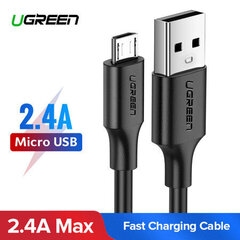 Ugreen US289 mikro -USB -kaabel, QC 3.0, 2.4A. 2 m, valge цена и информация | Кабели и провода | hansapost.ee