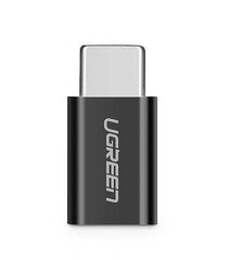 Ugreen 30865, Micro USB F - USB 3.1 type C M цена и информация | Адаптеры и USB-hub | hansapost.ee