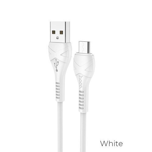 USB kaabel Hoco X37 Cool Power Type-C 1.0m valge цена и информация | Juhtmed ja kaablid | hansapost.ee