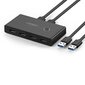 Ugreen US216 USB 2.0 lülitusadapter, must цена и информация | USB adapterid ja jagajad | hansapost.ee