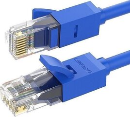 Сетевой кабель Ugreen NW102 RJ45, Cat.6, UTP, круглый, 1 м, синий цена и информация | Кабели и провода | hansapost.ee