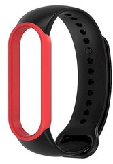 Tech-Protect IconBand ремешок для часов Xiaomi Mi Band 5 / Mi Band 6 черный - красный цена и информация | Аксессуары для смарт-часов и браслетов | hansapost.ee