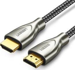 UGREEN HDMI 2.0 kaabel, 1 m, hall, HD131 hind ja info | Juhtmed ja kaablid | hansapost.ee