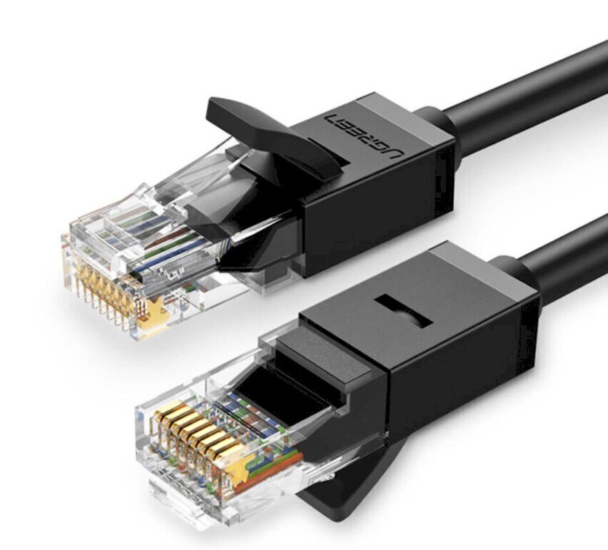 Ugreeni LAN-kaabel / 6e kass / RJ45 / 0.5m / must hind ja info | Juhtmed ja kaablid | hansapost.ee