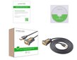 Kaabliadapter Ugreen USB - RS-232 (male), 2 m, must (CR104 20222) цена и информация | Juhtmed ja kaablid | hansapost.ee