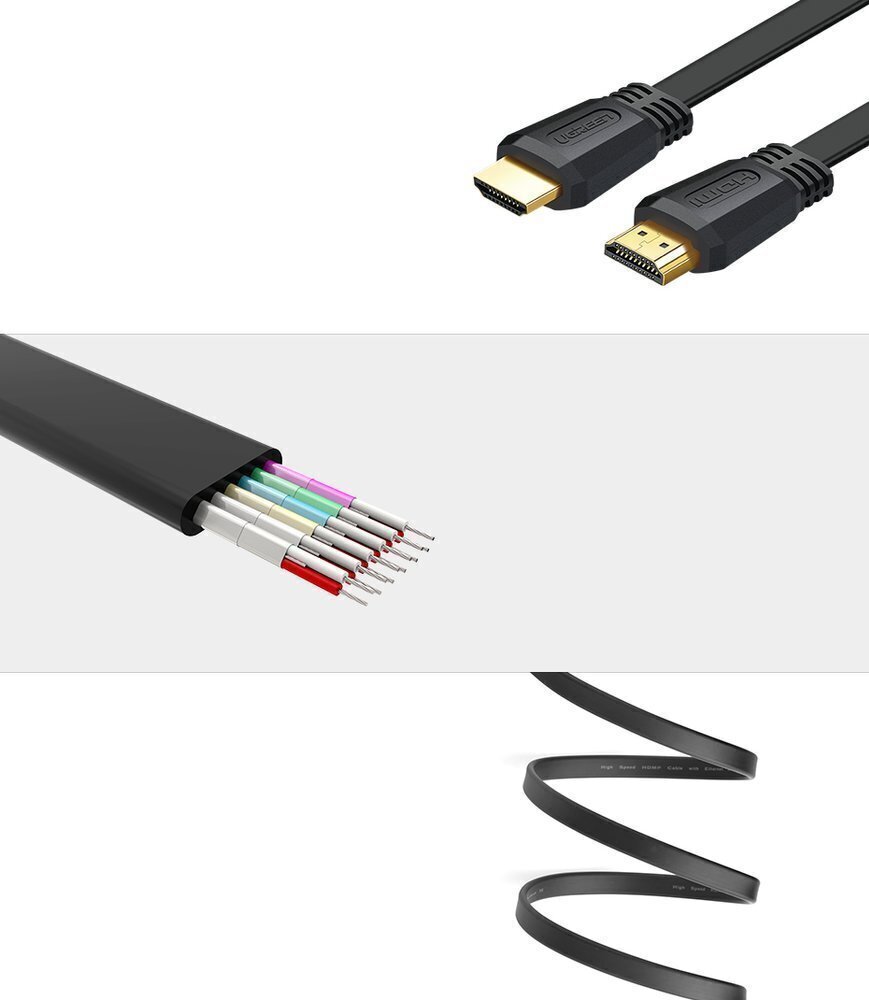 HDMI kaabel Ugreen, 3 m цена и информация | Juhtmed ja kaablid | hansapost.ee