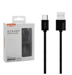 Кабель Somostel, Micro USB, 1,2 м, черный цена и информация | Кабели и провода | hansapost.ee