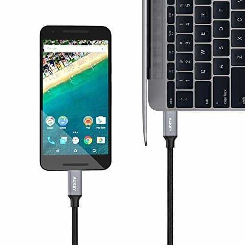 Aukey CB-CD6, USB-C, 2 m hind ja info | Juhtmed ja kaablid | hansapost.ee