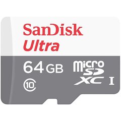 SanDisk Ultra Light microSDHC, 64GB hind ja info | Sandisk Mobiiltelefonid, fotokaamerad, nutiseadmed | hansapost.ee