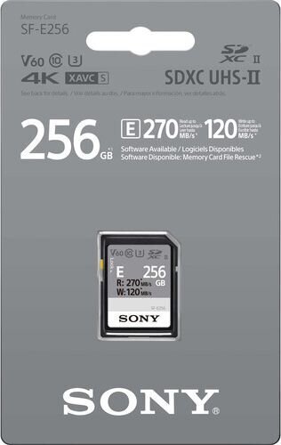 SDXC 256GB class 10 mälukaart Sony 256GB SF-E Series UHS-II hind ja info | Fotoaparaatide mälukaardid | hansapost.ee