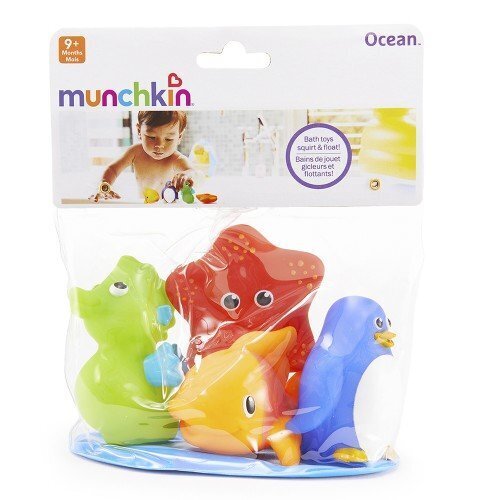 Vannimänguasjad Munchkin Sea Squirts, 4 tk цена и информация | Beebide mänguasjad | hansapost.ee