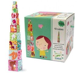 Кубики Djeco Лес, DJ08507 цена и информация | Игрушки для малышей | hansapost.ee