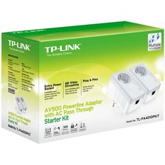 TP-Link TL-PA4010P Kit AV500 hind ja info | TP-LINK Võrguseadmed | hansapost.ee