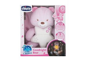 Helendav mängukaru Chicco Goodnight Bear First Dreams, roosa hind ja info | Chicco Lelud | hansapost.ee