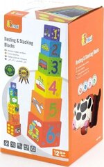 Värvilised Viga puidust klotsid hind ja info | Beebide mänguasjad | hansapost.ee