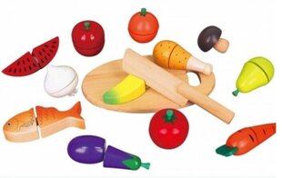 Puidust toidulõikekomplekt Viga hind ja info | Beebide mänguasjad | hansapost.ee