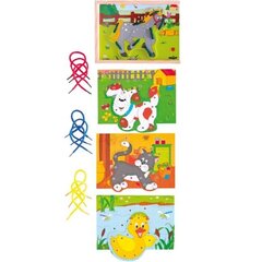 Деревянная головоломка с веревками Woody 90920, 20 д., 1 шт. цена и информация | Игрушки для малышей | hansapost.ee