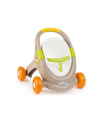 Ходунки - каталка - кукольная коляска Smoby Mini Kiss 3 in 1, серая цена и информация | Игрушки для малышей | hansapost.ee