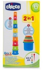 Башня CHICCO из чашечек с номерами цена и информация | Игрушки для малышей | hansapost.ee