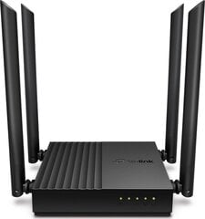 Wireless Router|TP-LINK|Router|1200 Mbps|1 WAN|4x10/100/1000M|ARCHERC64 цена и информация | Маршрутизаторы (роутеры) | hansapost.ee