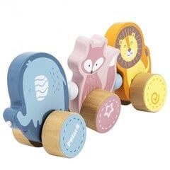 Puidust mänguasi koduloomadega PolarB Viga hind ja info | Beebide mänguasjad | hansapost.ee