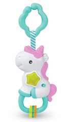 Погремушка подвесная со звуками и подсветкой Unicorn Clementoni цена и информация | Игрушки для малышей | hansapost.ee