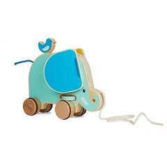 Деревянный потяжной слоник цена и информация | Игрушки для малышей | hansapost.ee