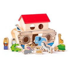 Puidust mänguasi - sorteerija Noa laev Woody, 90917 hind ja info | Woody Lastekaubad ja beebikaubad | hansapost.ee