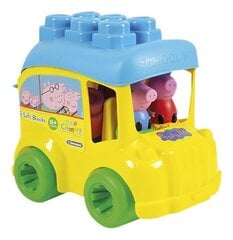 Koolibuss klotsidega Clementoni Clemmy Peppa Pig, 8 tk. цена и информация | Игрушки для малышей | hansapost.ee