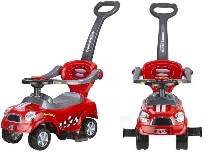 Tõukeauto Coupe, punane hind ja info | Beebide mänguasjad | hansapost.ee