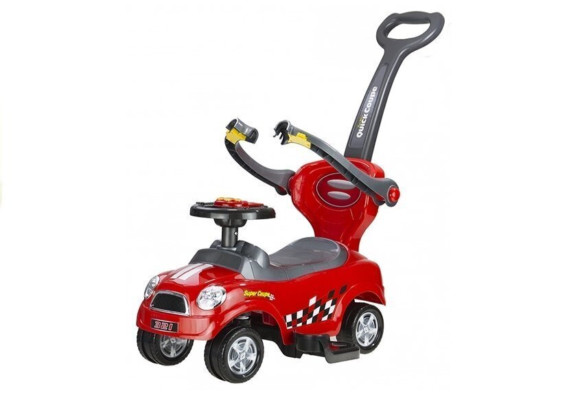 Tõukeauto Coupe, punane hind ja info | Beebide mänguasjad | hansapost.ee