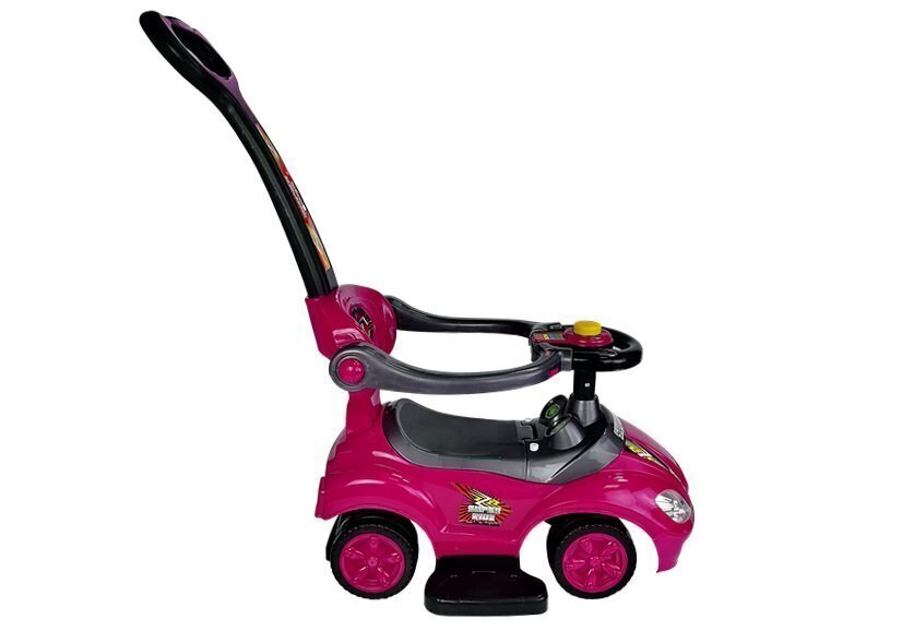 Tõukeauto Mega Car 3in1, roosa цена и информация | Beebide mänguasjad | hansapost.ee