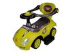 Tõukeauto Mega Car 3in1, kollane цена и информация | Beebide mänguasjad | hansapost.ee