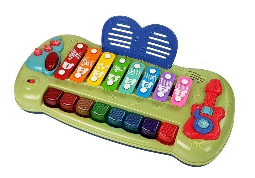 Ksülofon-klaver lastele Lean Toys Baby Piano цена и информация | Beebide mänguasjad | hansapost.ee